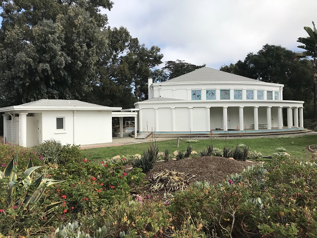 Front Garden Blue Star Memorial Temple 1923 Halcyon California