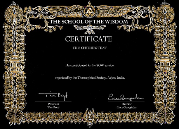 PE JS b The School of The Wisdom Certificate 1