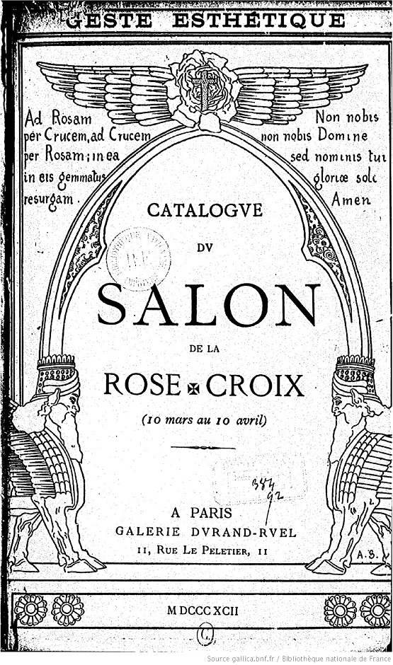Public Eye JS 320 2 The First Salon Of Theosophy The Antechamber Rose Croix Frontispiece