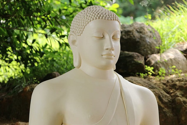 Theosophy Bard b meditation buddha sculpture statue