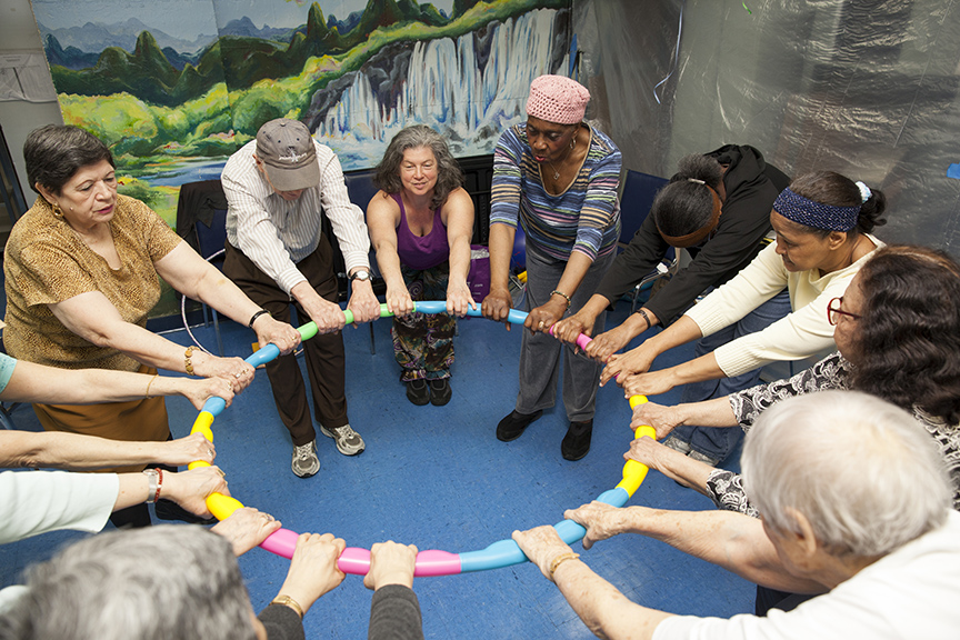 Public Eye David 5 Community Center Seniors exercise 