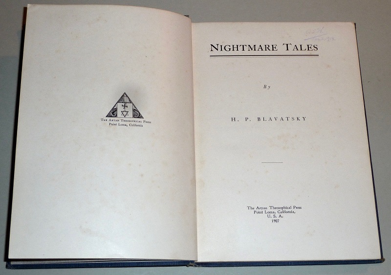 Public Eye JS 7 1907 Point Loma Edition of HPB Nightmare Tales 3