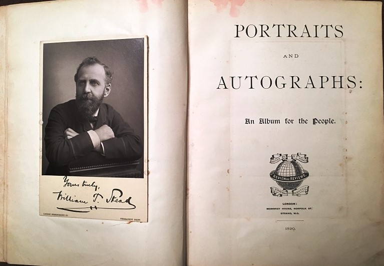 Public Eye Sipe 3 q 1890 Portraits and Autographs an album for the people 1