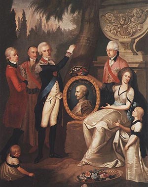 Public Eye The Story of Count Prozor 2  476px-Portrait of Prozor Family c 1800