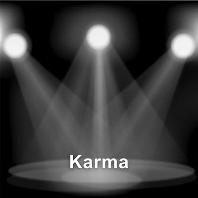 Theosophy 7 Jewels 2 tralen-zwart-wit karma